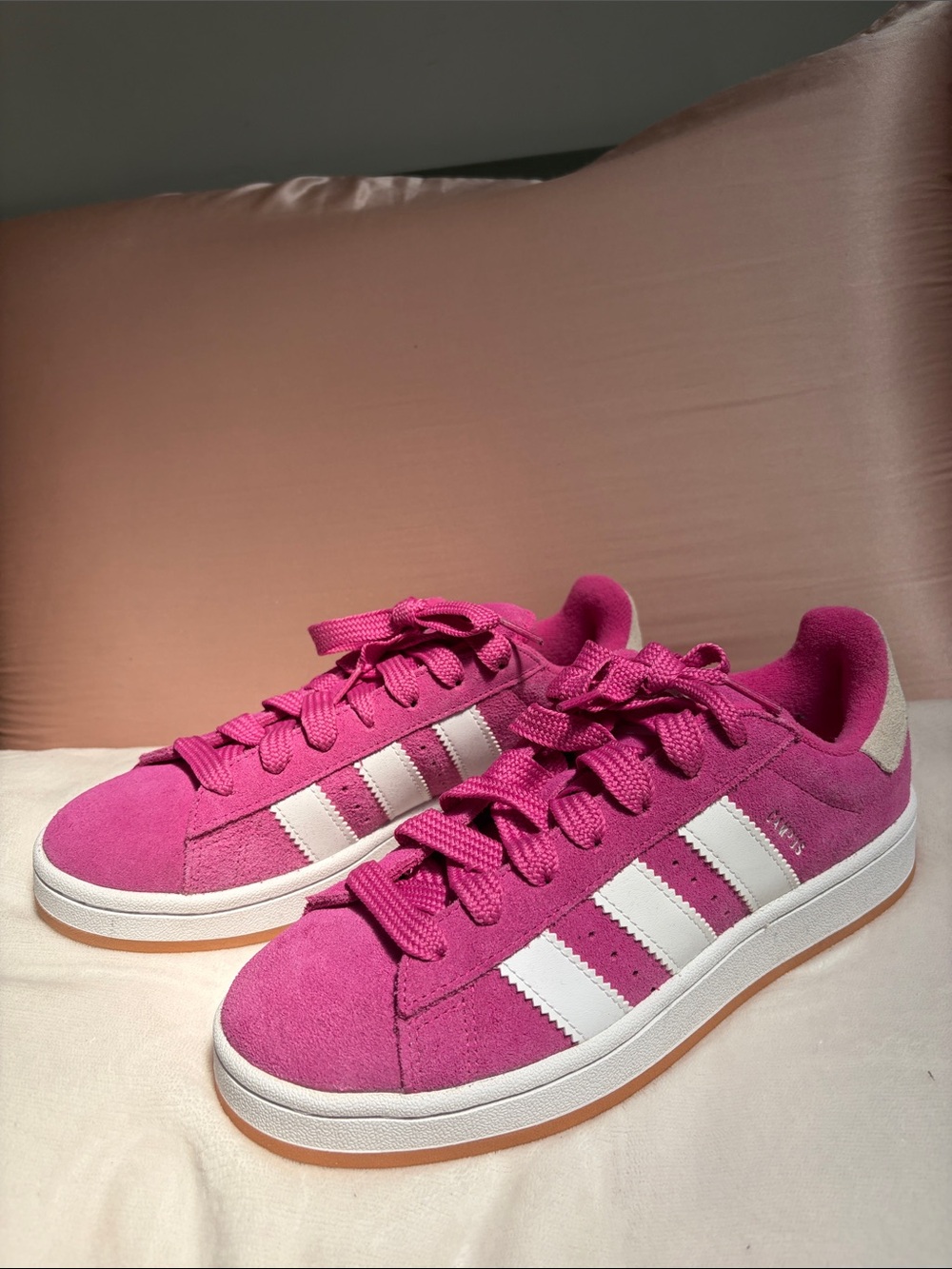 adidas in Hot Pink and White Campus 00s